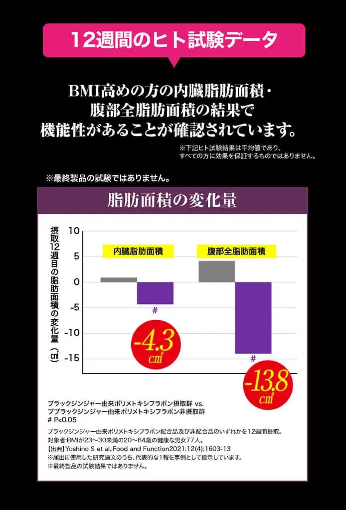 減脂Ginは脂肪の分解と消費をサポート