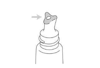 リンクルショット容器の先端部分