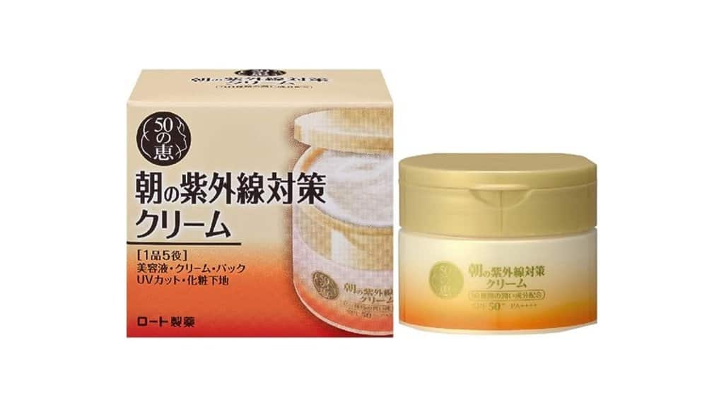 50の恵 朝の紫外線対策クリーム ( 90g )/ 日焼け止め ) : 爽快