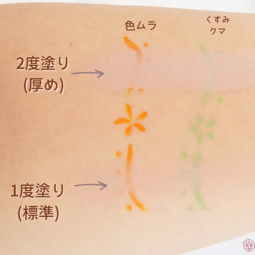 v3スピケアエキサイティングファンデーションのカバー力を検証