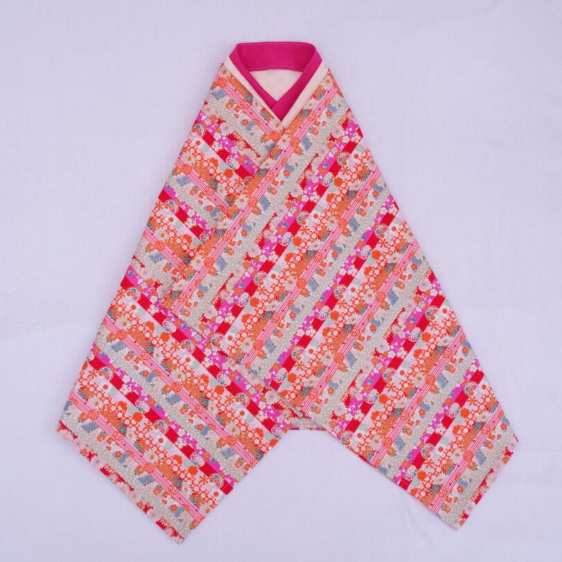 女の子和装のおくるみ