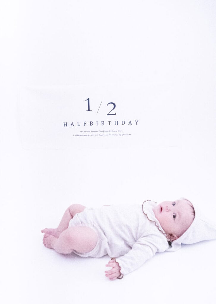 ベビーフォトハーフバースデー